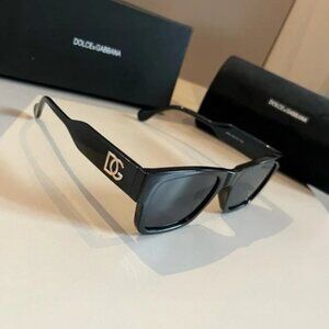 Dolce & Gabbana Black and Gold Sunglasses